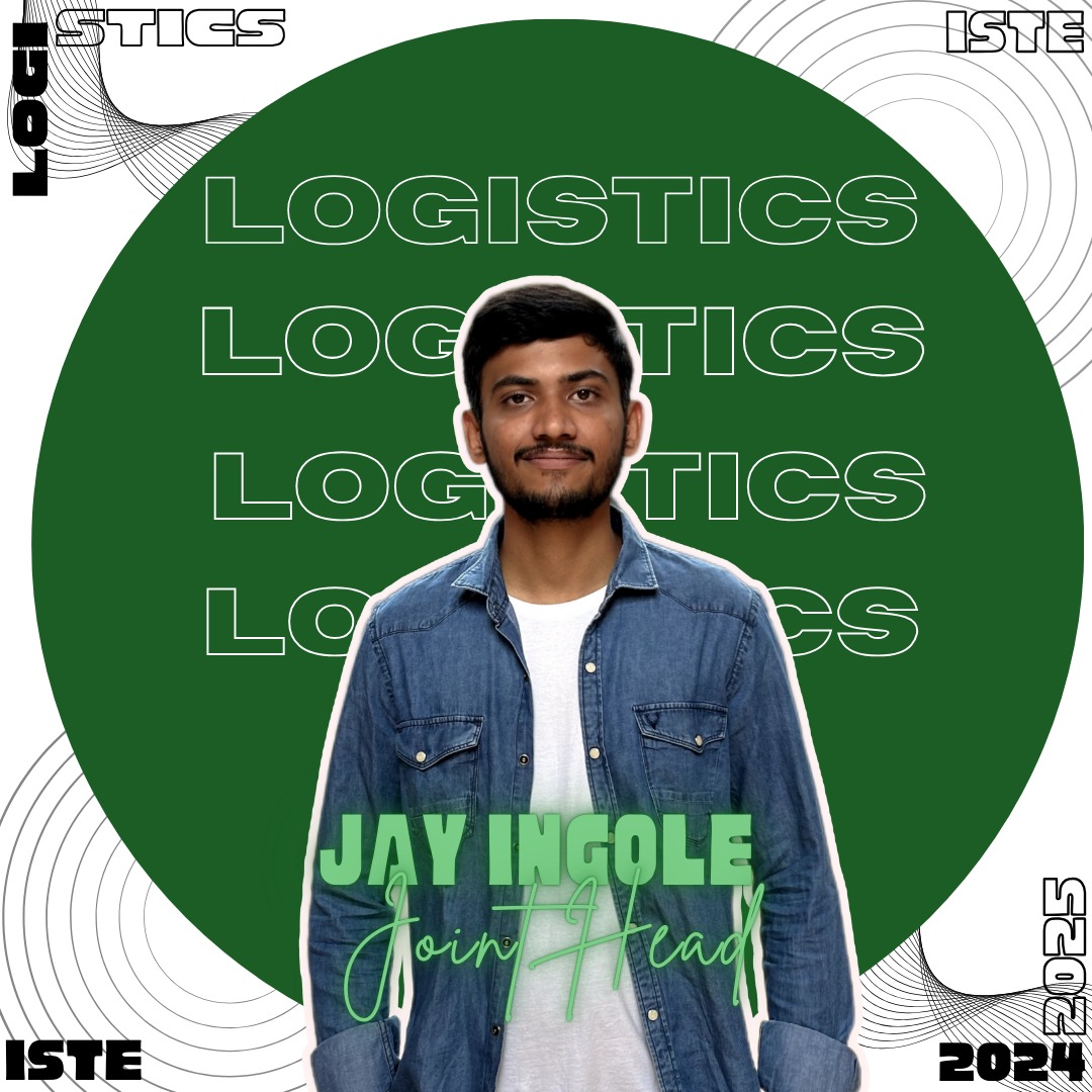 Jay Ingle, Jt. Logistic Head